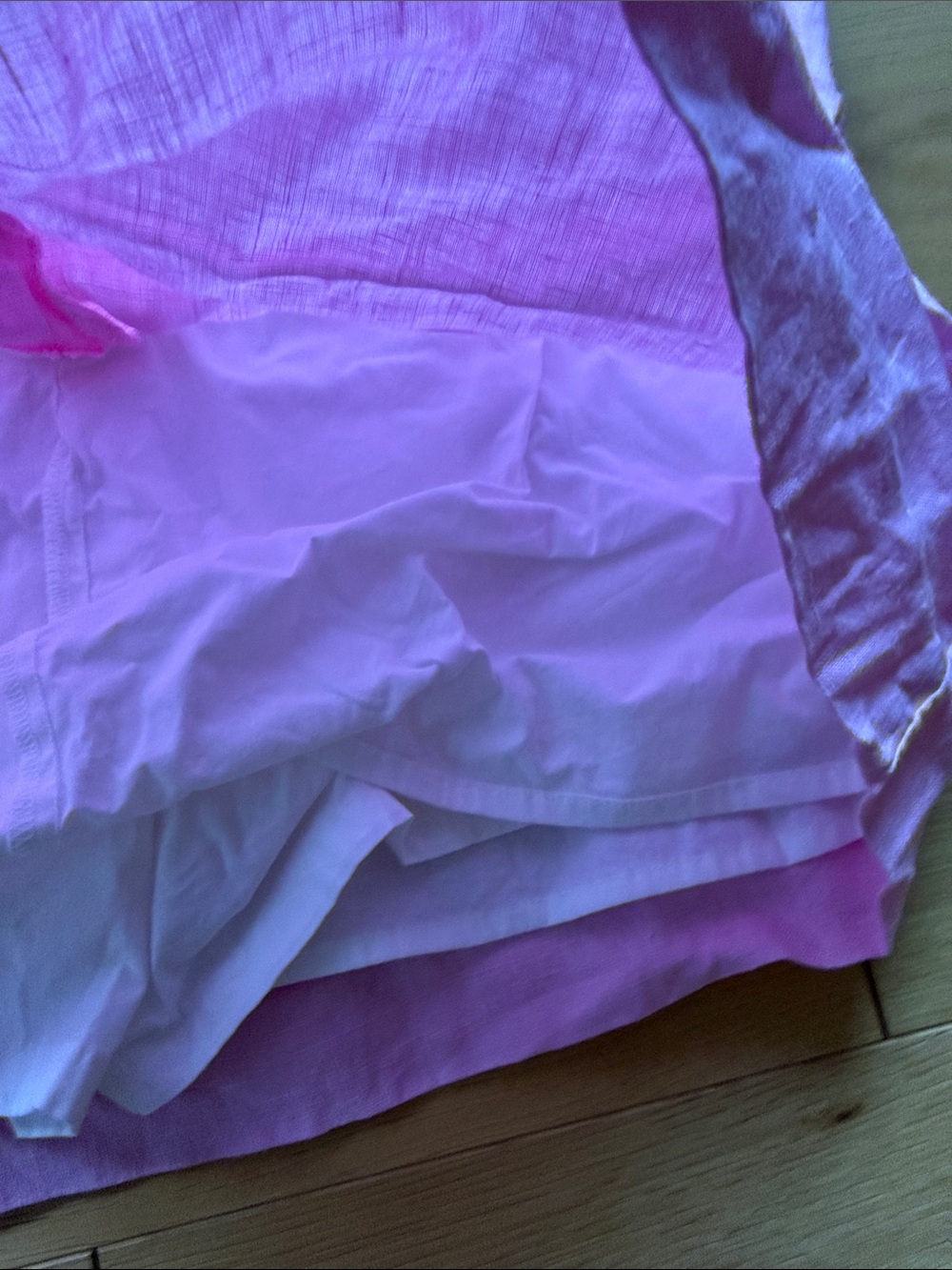 Lilly Pulitzer Nik Ric Rac Trim 100% Linen Pink Mini Skirt Retro Resortwear - Picture 7 of 8